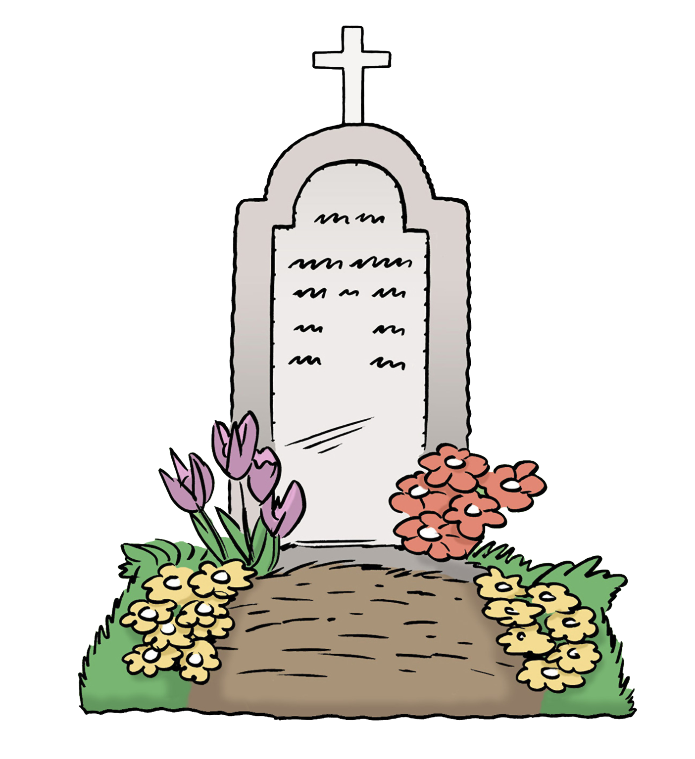 Ein Grabstein